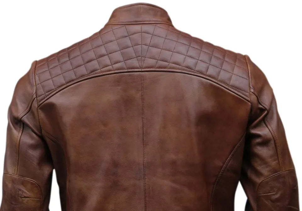 mens leather jacket mototrcycle jacket for men brown leathyer jacket men vintage leather jacket distressed leather jacket biker jacket men genuine leather jacket sheepskin jacket men
