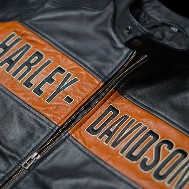 Harley Davidson leather jacket men black biker jacket men motorcycle leather jacket men rider's jacket men jacket outfit men best leather jackets men gift for him biker's jacked men men's motorcycle leather jacket