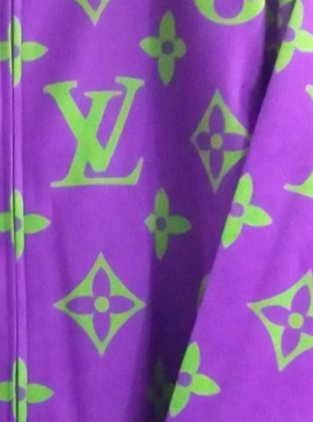 purple designer jacket exquisite customize velour jacket women's designer jacket