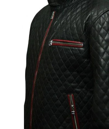quilted black leather jacket black bomber jacket men real leather jacket mens bomber jacket