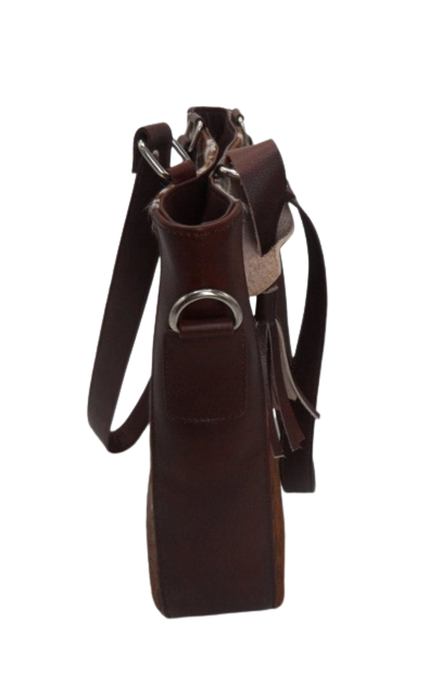 leather shoulder bag cowhide leather tote bag customize leather bag
