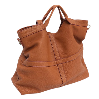 Brown women shoulder bag
