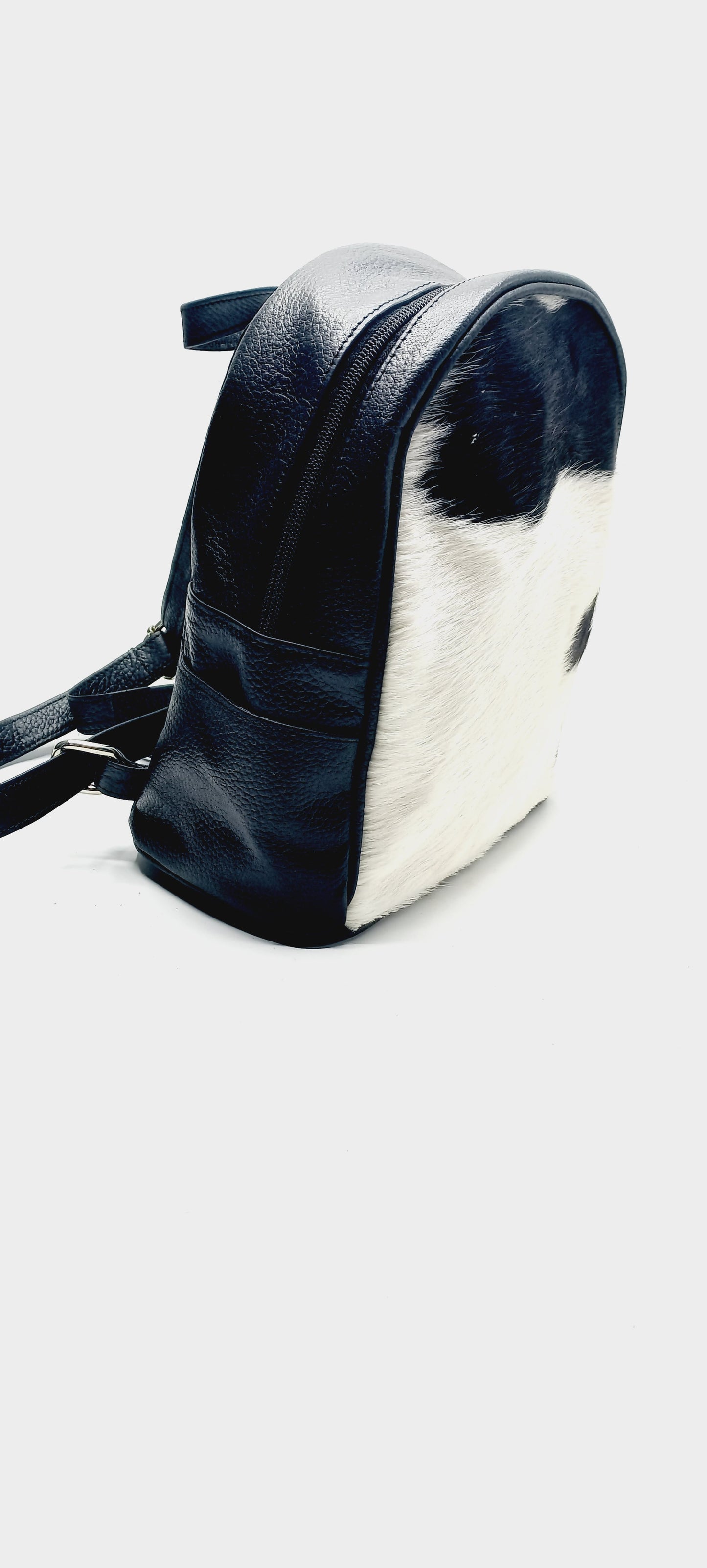 Black mini Backpack women | Cowhide backpack Girls | Teens