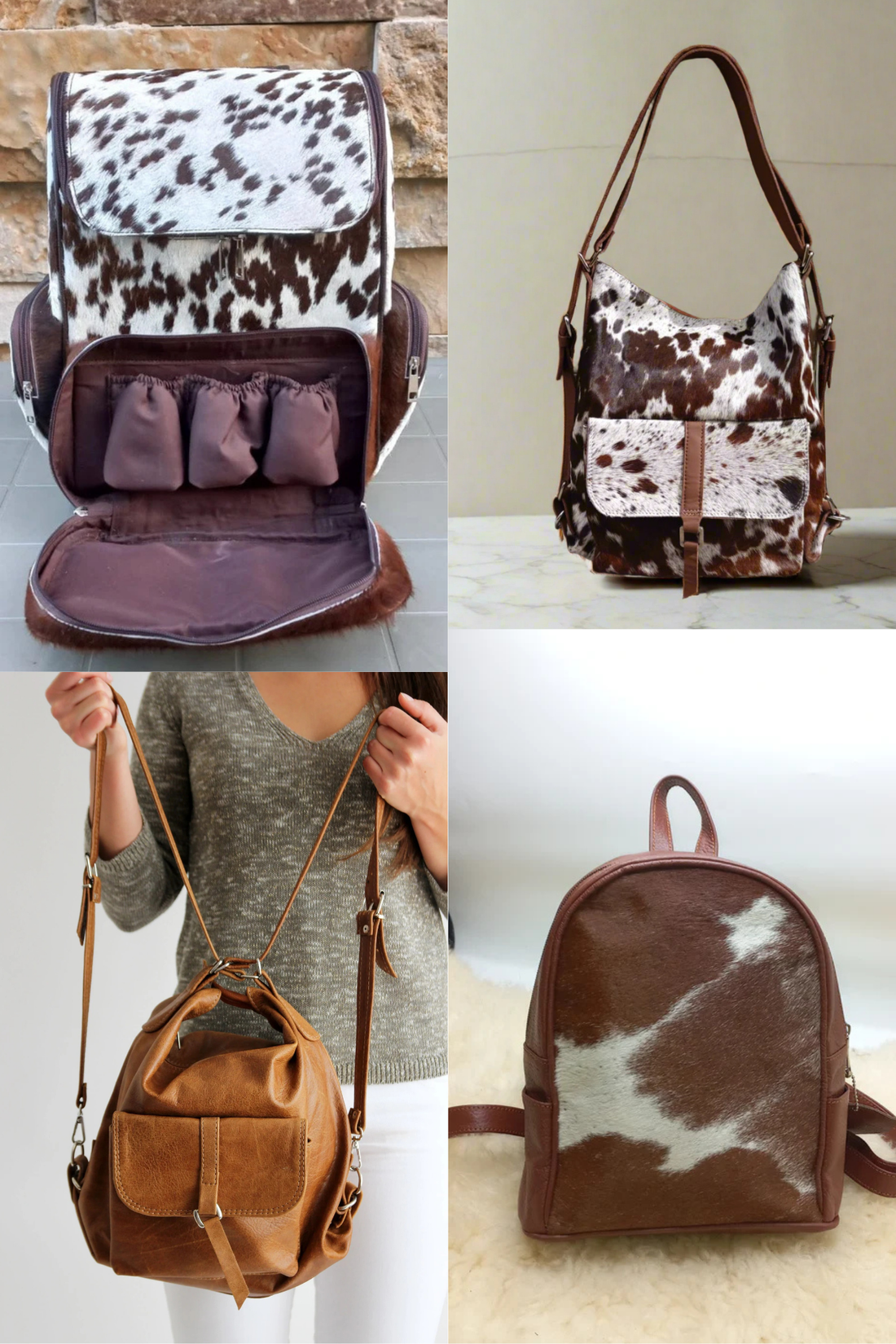 real leather backpacks , best backpacks cowhide backpacks, diaper backpacks, unique women's backpacks, convertible backpacks, mini backpacks