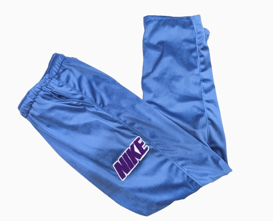Custom-made Blue Velour Nike tracksuit