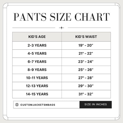 Kids Genuine Leather Pants