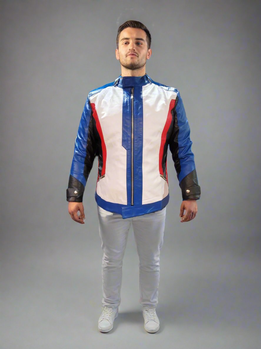 Soldier 76 Jacket Men | Men's Motorcycle Leather Jacket