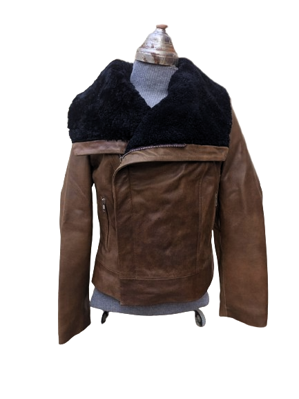 womens winter jacket real sheep fur jacket women brown jacket women winter jacket 2023 genuine leather jacket brown biker jacket shearling jacket soft fur jacket
