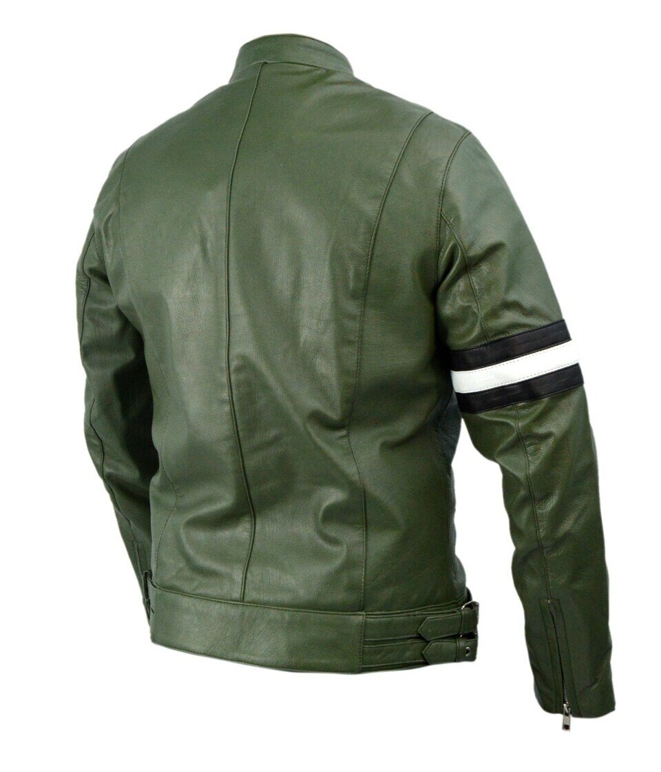 Dirk Gently Holistic Green Leather Jacket