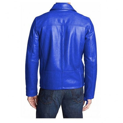 Mystical Royal Blue Leather Jacket by Ruby Leather