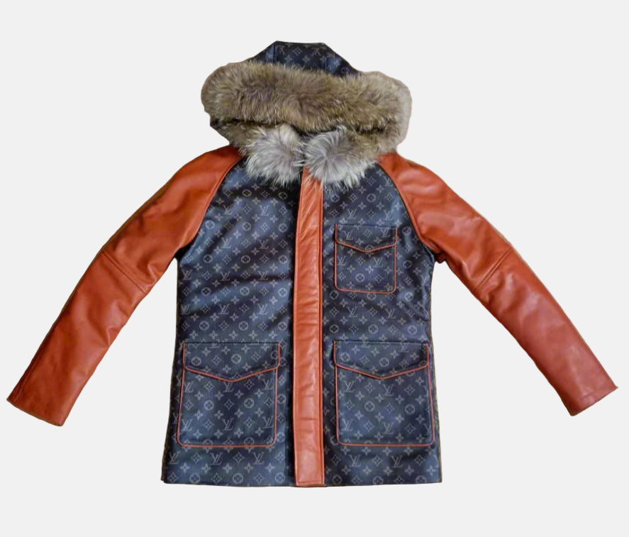 Custom LV Monogrammed Parka Jacket
