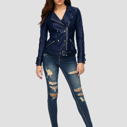 Rose Gold Biker Jacket