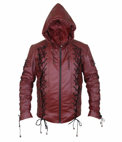 Arrow Arsenal Roy Harper Colton Haynes Jacket by Ruby Leather