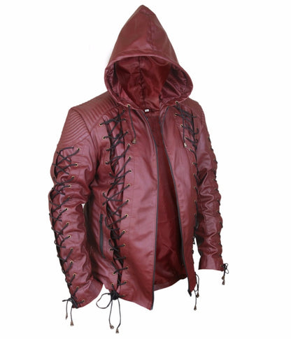 Arrow Arsenal Roy Harper Colton Haynes Jacket by Ruby Leather