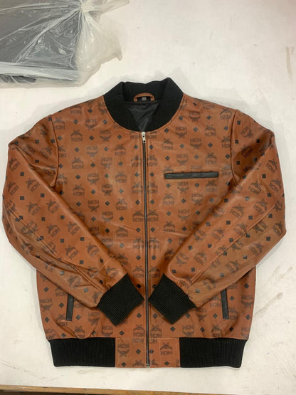 Bomber Leather Jacket For Men Customize Jackets