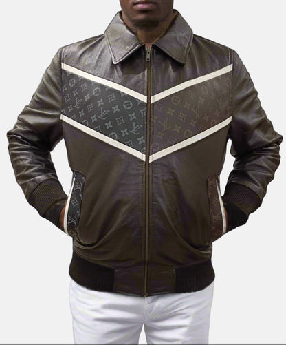 LV monogrammed Bomber Jacket