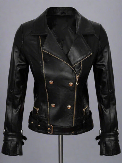 black leather jacket women real leather jacket black biker jacket motorcycle jacket ladies jacket winter jackets stylish jackets women 