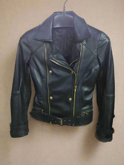 black leather jacket women real leather jacket black biker jacket motorcycle jacket ladies jacket winter jackets stylish jackets women 