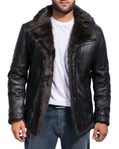 best winter jacket for men bomber jacket men black shearling jacket men warm fur jacket men raf jacket men winter jacket 2023 genuine leather jacket men 