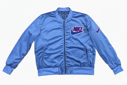Custom-made Blue Velour Nike tracksuit