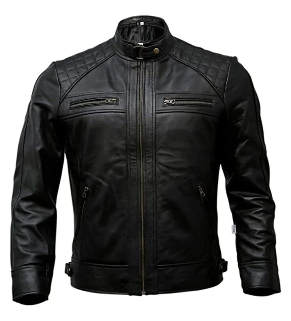 mens leatehr jacket black biker jacket men genuine leather jacket men motorcycle jacket men vintage leather jacket mens winter jacket 