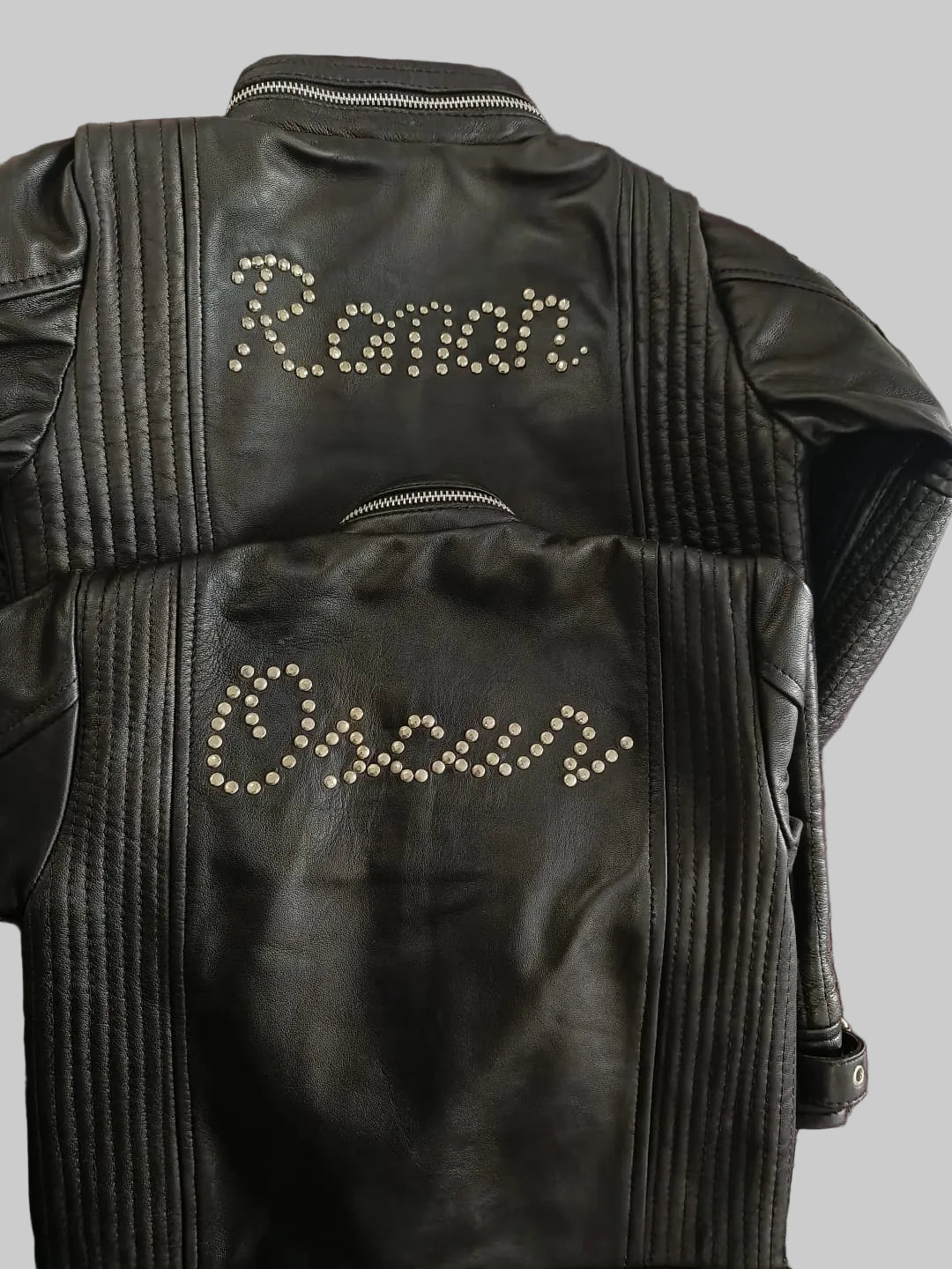 kids jacket with custom name on a white background