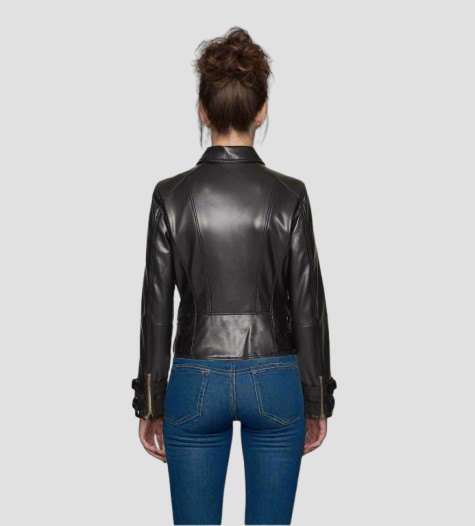 Rose Gold Biker Jacket