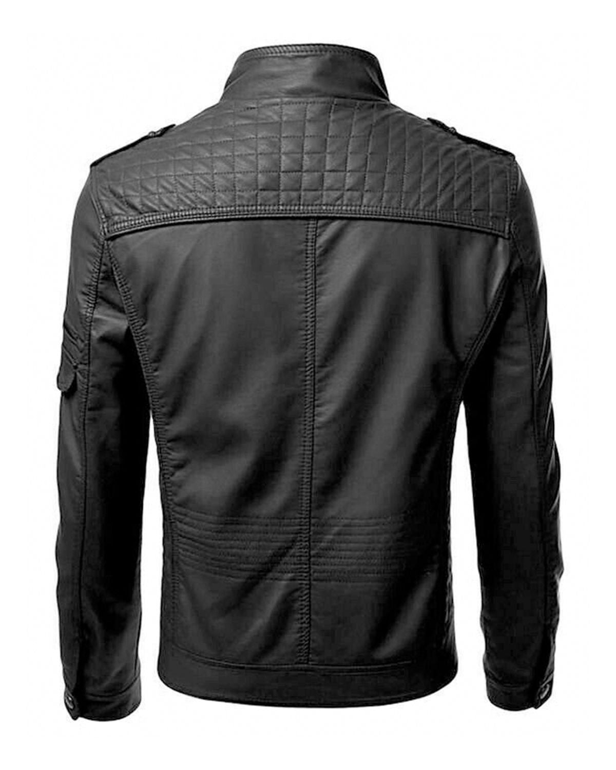 cafe racer jacket men mens winter leather jacket 2023 genuine leather jacket for men black biker jacket for men biker fashion men motorcycle leather jacket men