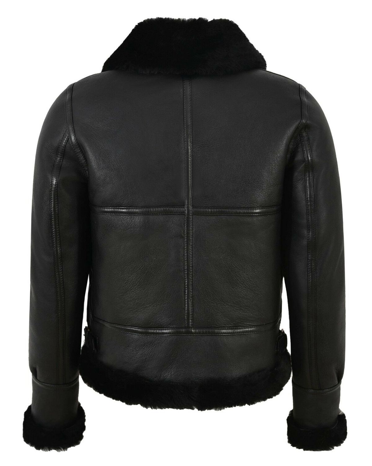 women winter jacket black leather jacket women shearling jacket black fur jacket gift for her black puffer jacket women