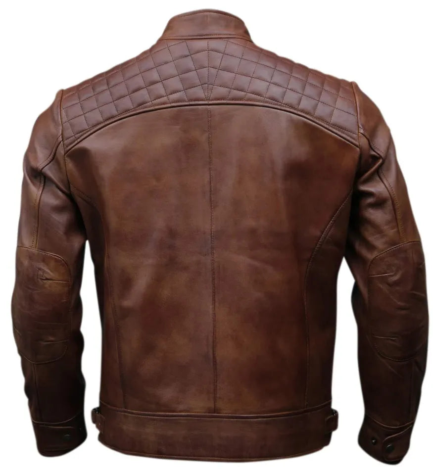 mens leather jacket mototrcycle jacket for men brown leathyer jacket men vintage leather jacket distressed leather jacket biker jacket men genuine leather jacket sheepskin jacket men