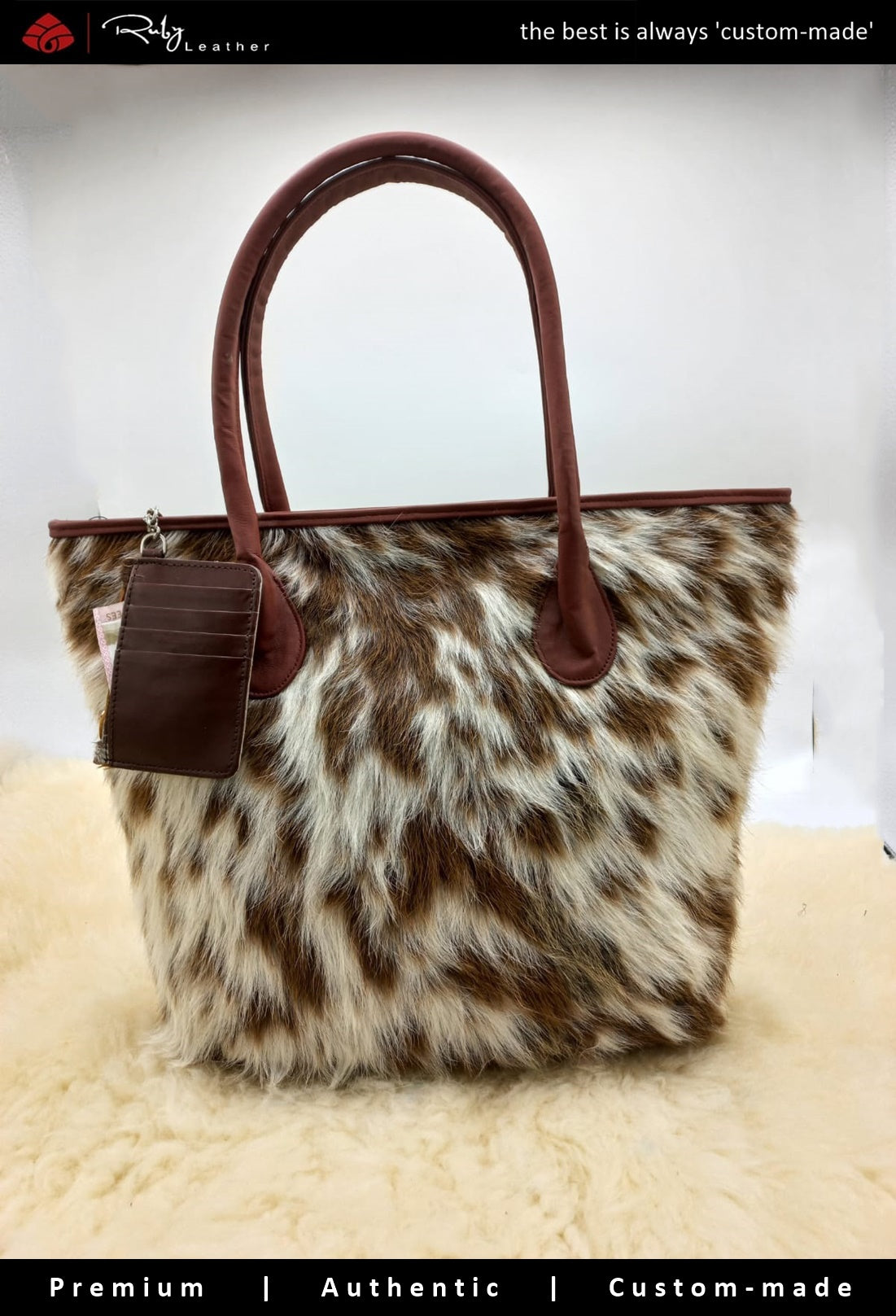 women's shoulder bag cowhide hand bag with leather double strap