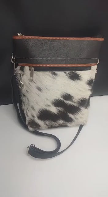 women cowhide cross body bag cross body purse for girls teens black leather cross body bag light weighted purse