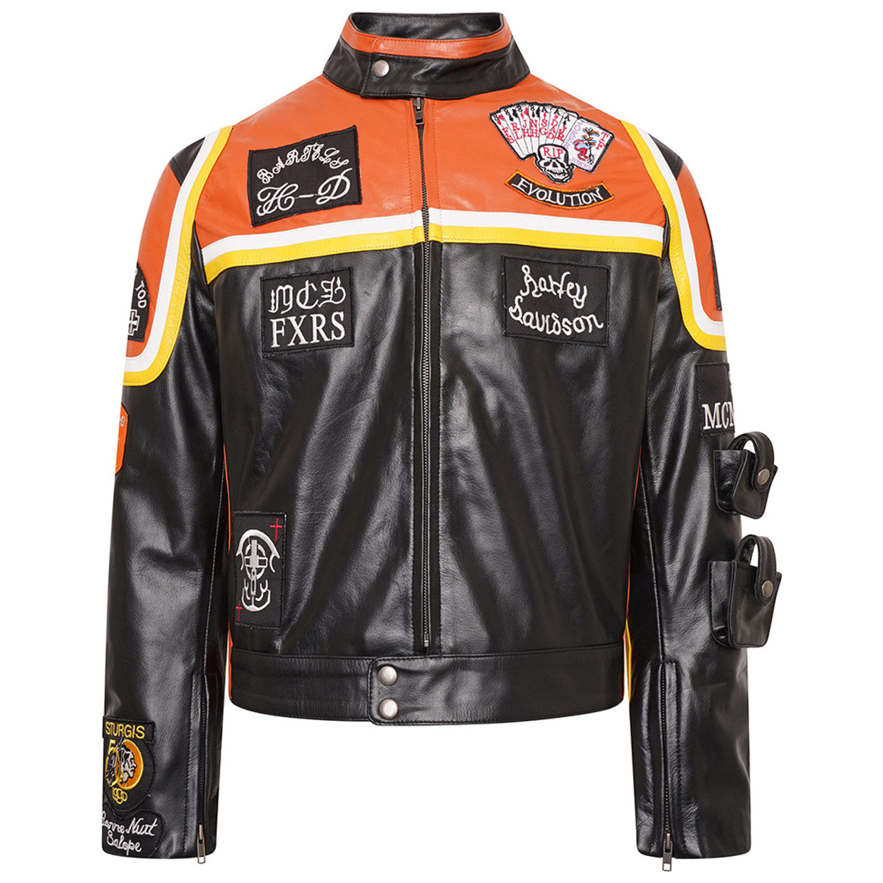 Harley Davidson biker leather jacket men's riding jacket black leather jacket men designer jacket men's fashion black Biker leather jacket 