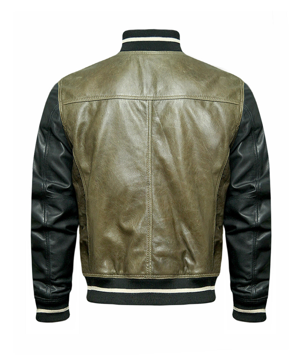 vintage leather jacket men men's vintage leather biker jacket 90's jacket style for men celebrity jacket