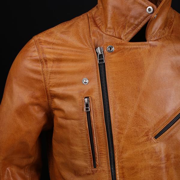 handmade genuine leather jacket brown jacket men tan jack4et cognac jacket men's biker genuine leather jacket classic men's jacket motorcycle jacket winter jacket