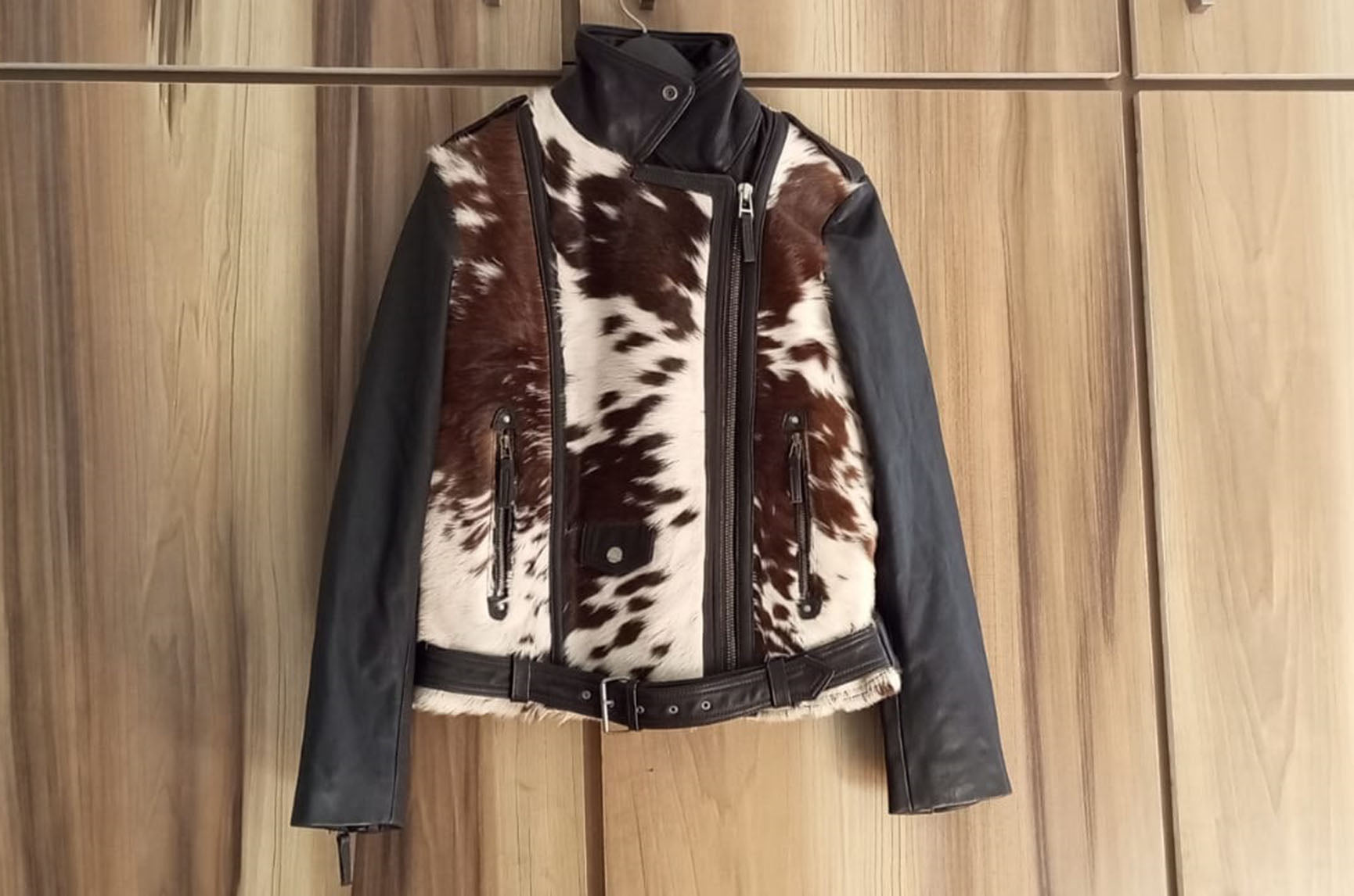 winter jacket women cowhide leather jacket women motorcycle jacket women brown jacket ladies leather jacket genuine leather jacket handmade gift for her winter jackets for women pullover collar jacket women high collar jacket women biker leather jacket women brown leather jacket for women tri colour jacket