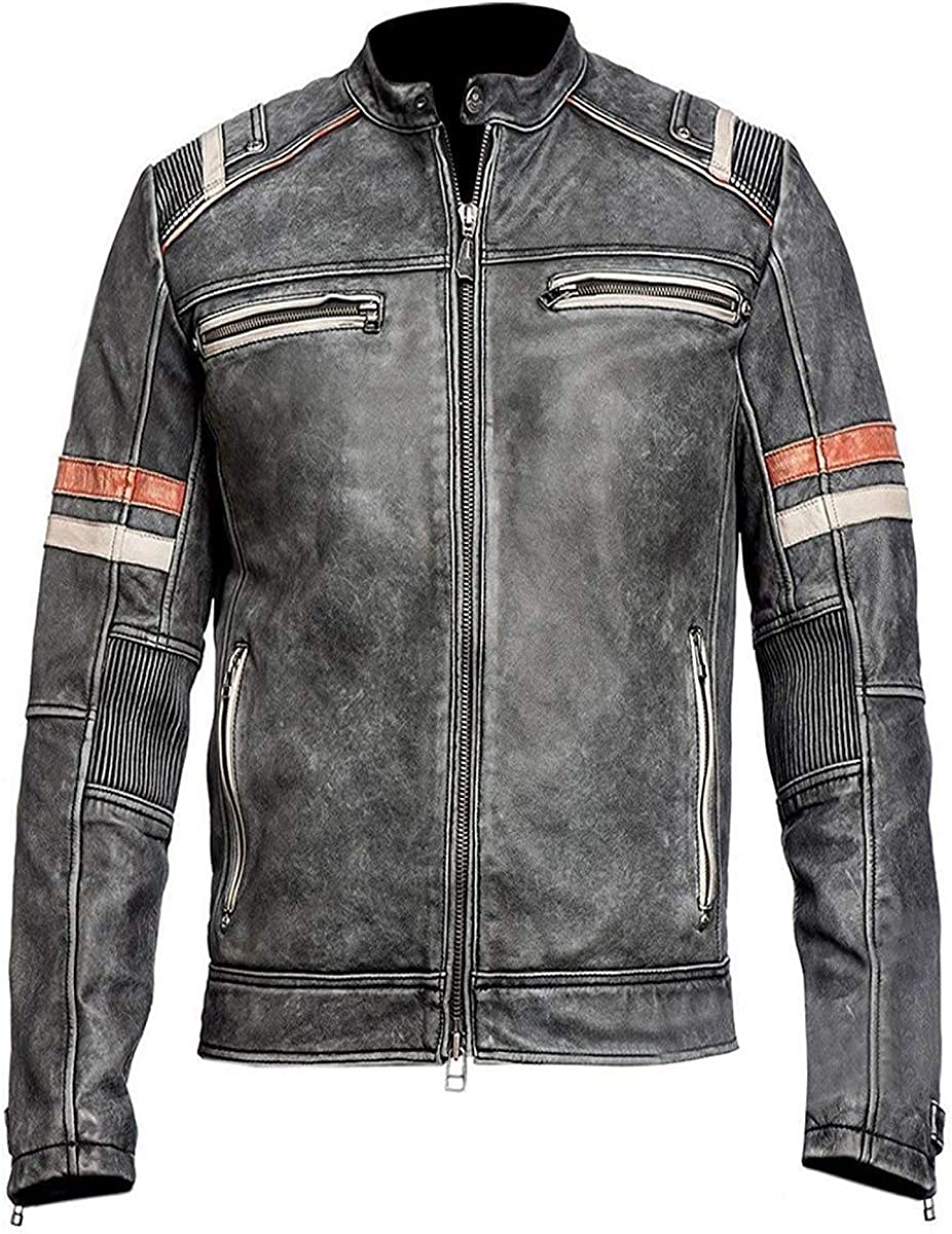 black biker jacket men motorcycle leather jacket men black leather jacket men distressed leather jacket men vintage leather jacket men handmade gift for him handmade jacket men's leather jacket 