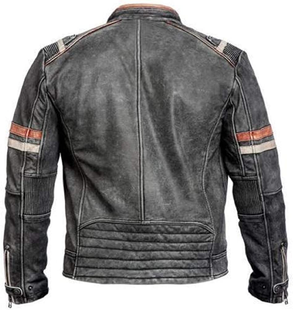 black biker jacket men motorcycle leather jacket men black leather jacket men distressed leather jacket men vintage leather jacket men handmade gift for him handmade jacket men's leather jacket