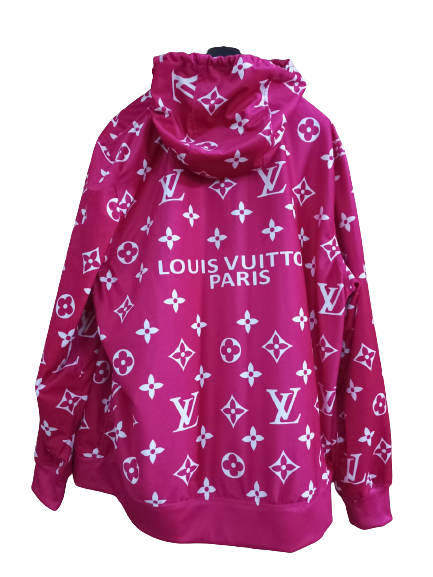 pink lv hoodie