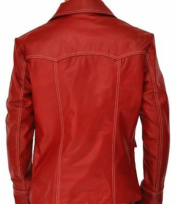top Quality leather jacket fight club Tyler brad pit leather jacket men's fight club leather jacket red leather jacket handmade designer jacket celebrity leather jacket men cheap leather jacket men 