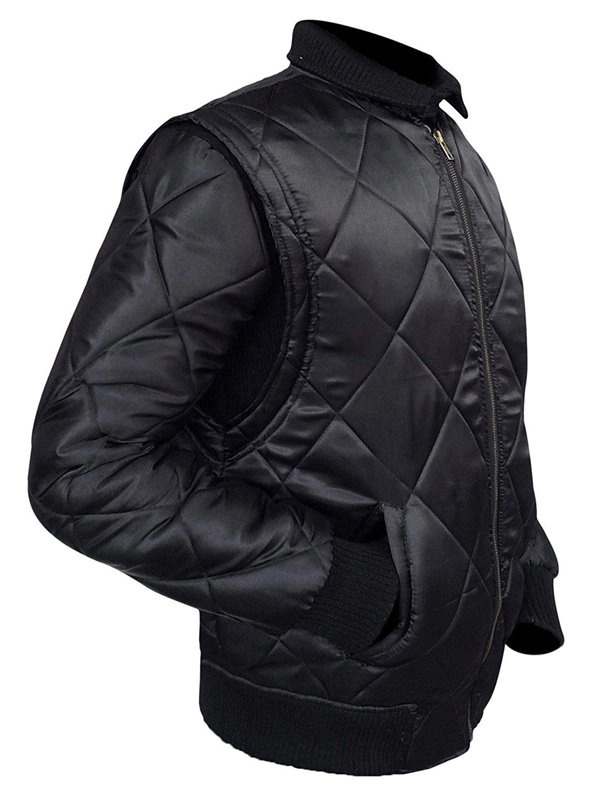 black biker leather jacket men's black Ryan Gosling Drive Scorpion Black and White Satin Lightweight Casual Bomber Varsity Sports Biker Drive natural leather jacket premium leather jacke